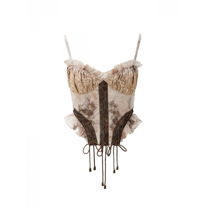 Top corset « Wasteland » romantique
