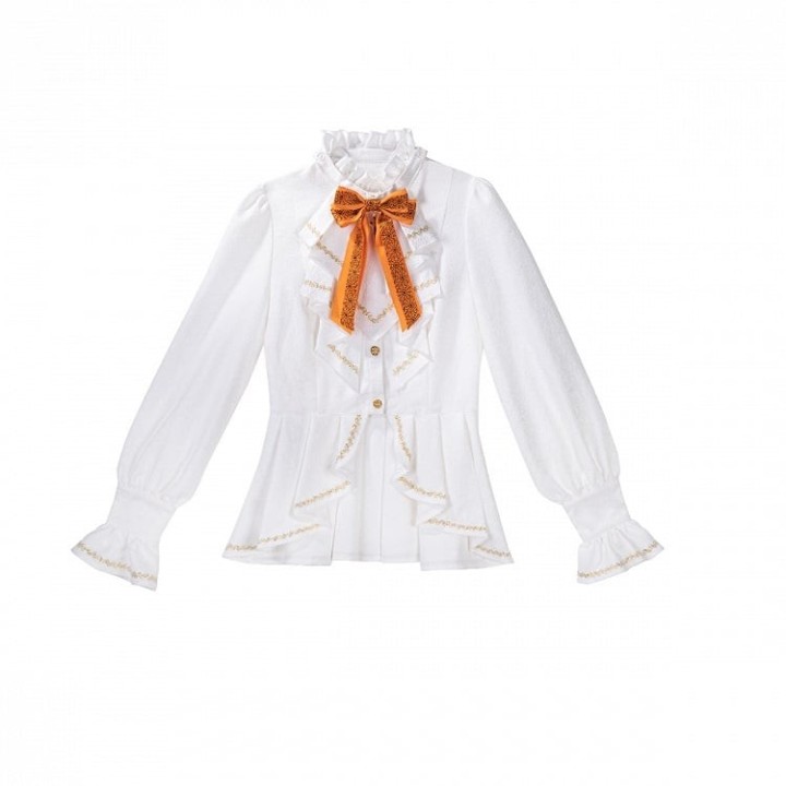 Ensemble Ouji Halloween : chemise, gilet-cape toile d'araignée et bloomer