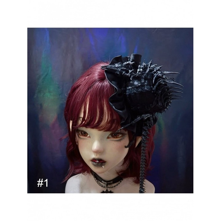 Mini chapeau gothique à nœuds sur pinces – 14 modèles