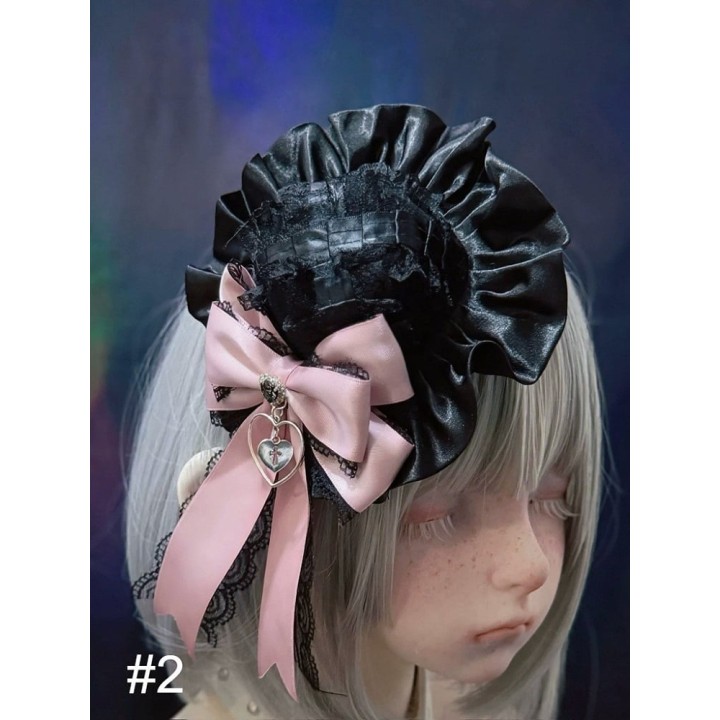 Mini chapeau gothique à nœuds sur pinces – 14 modèles