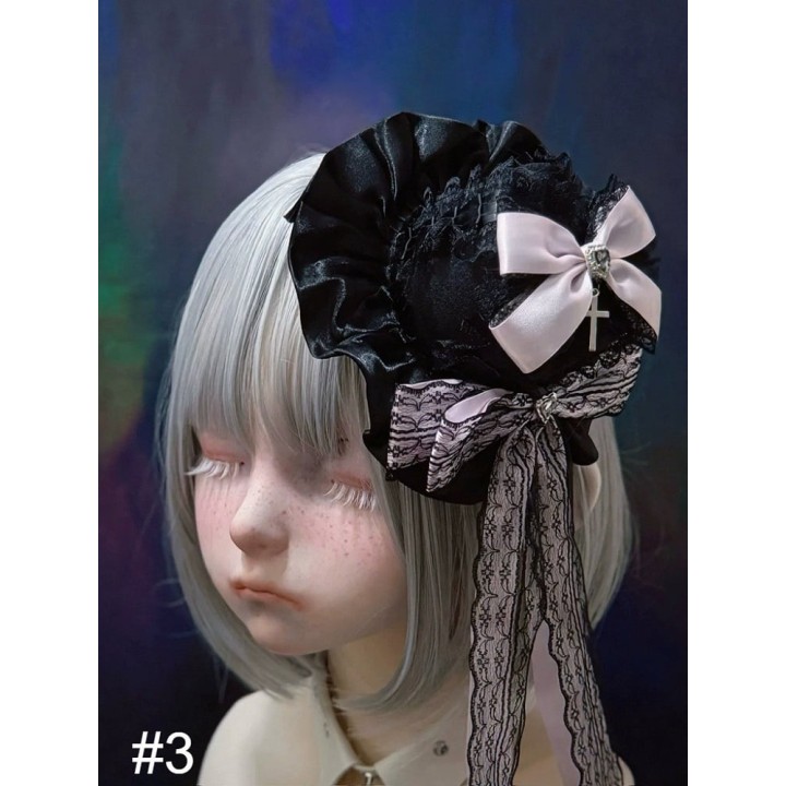 Mini chapeau gothique à nœuds sur pinces – 14 modèles