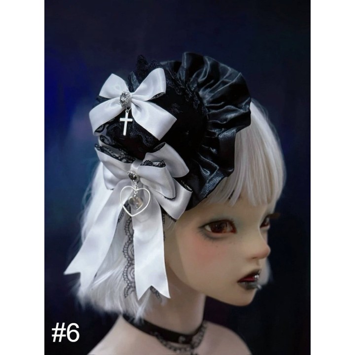 Mini chapeau gothique à nœuds sur pinces – 14 modèles