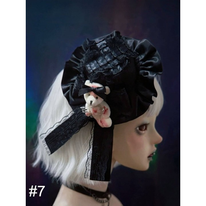 Mini chapeau gothique à nœuds sur pinces – 14 modèles