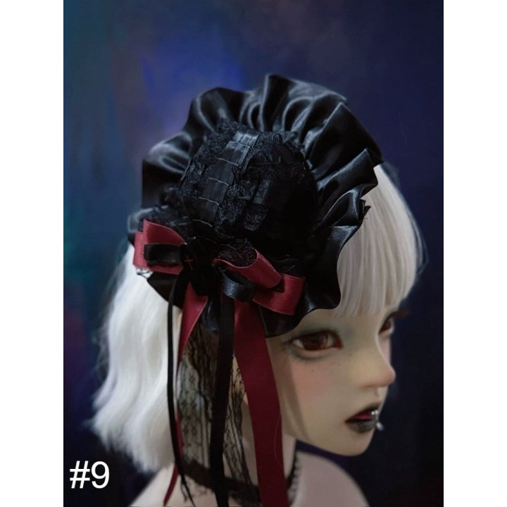 Mini chapeau gothique à nœuds sur pinces – 14 modèles