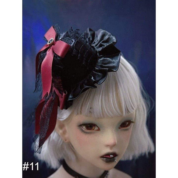 Mini chapeau gothique à nœuds sur pinces – 14 modèles