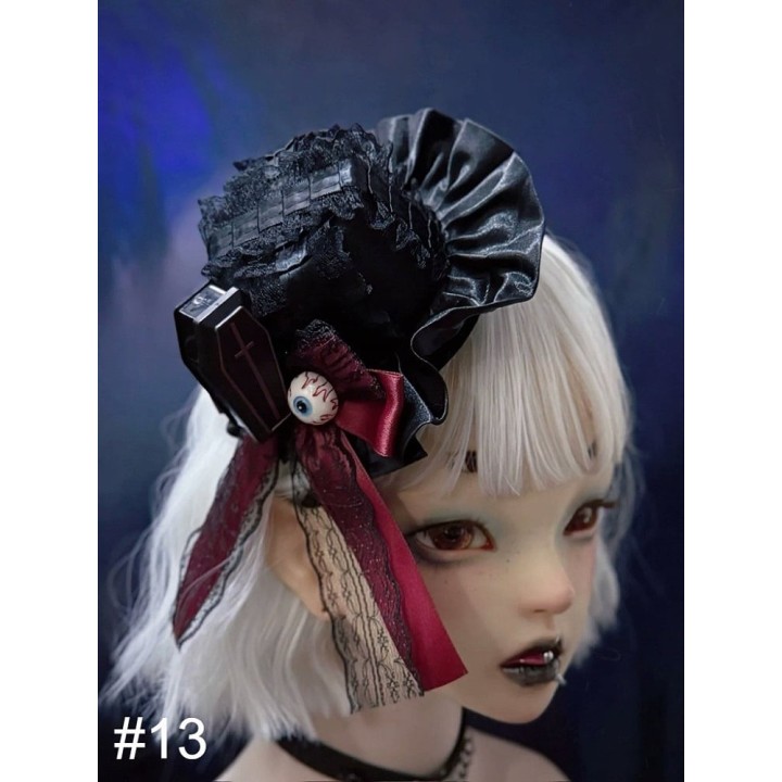 Mini chapeau gothique à nœuds sur pinces – 14 modèles