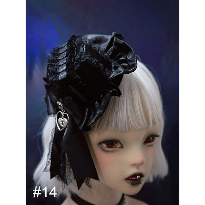 Mini chapeau gothique à nœuds sur pinces – 14 modèles