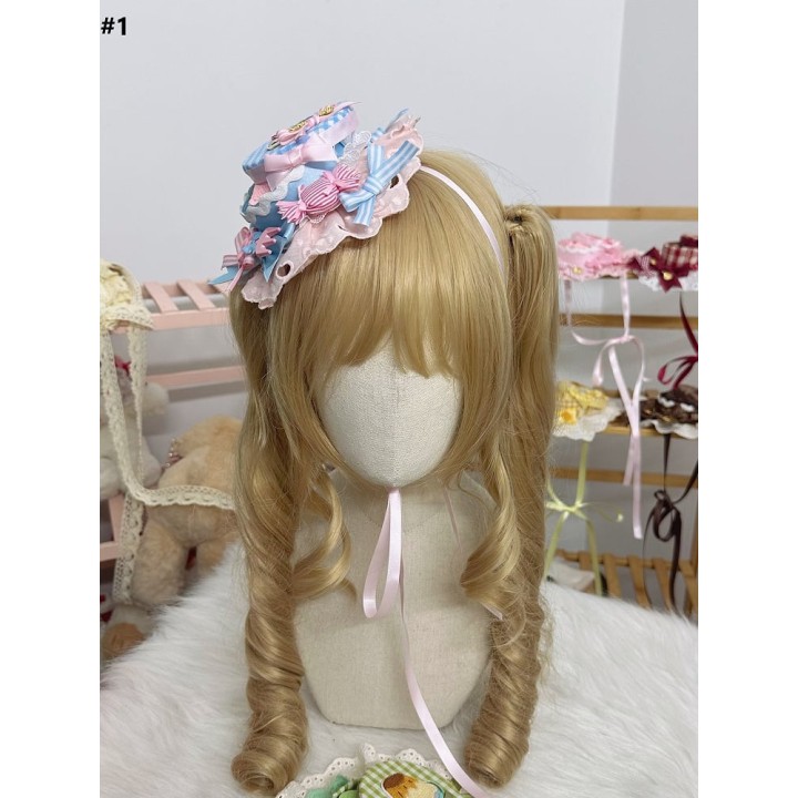Mini chapeau lolita boîte à bonbons à nœud – 7 modèles