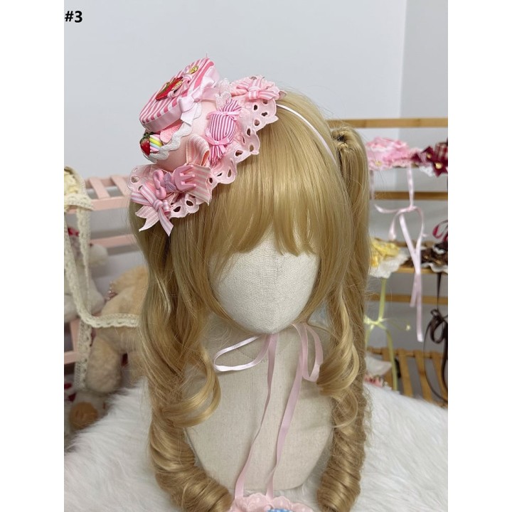 Mini chapeau lolita boîte à bonbons à nœud – 7 modèles