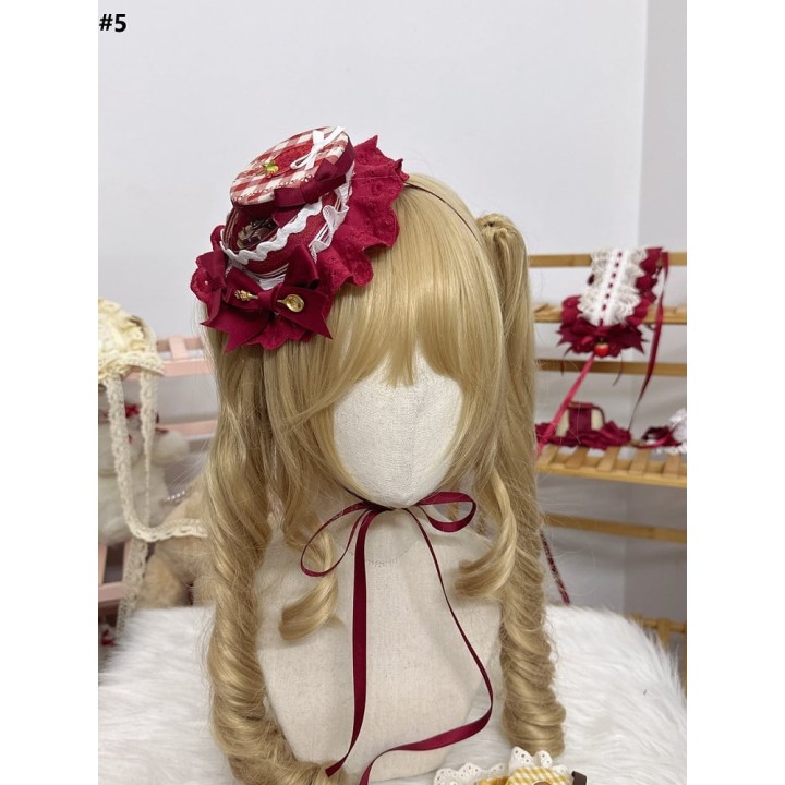 Mini chapeau lolita boîte à bonbons à nœud – 7 modèles
