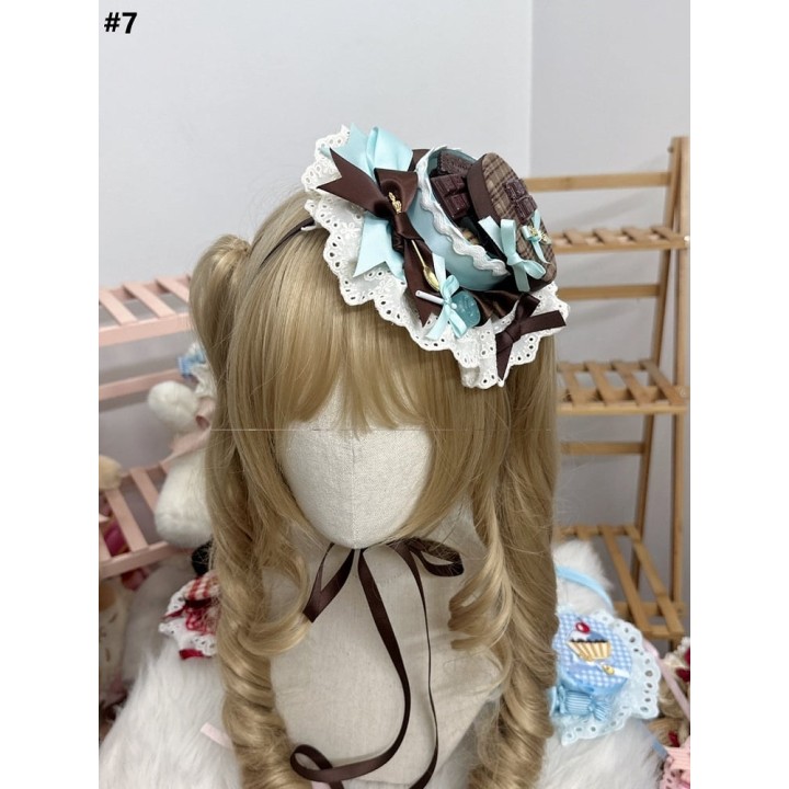 Mini chapeau lolita boîte à bonbons à nœud – 7 modèles