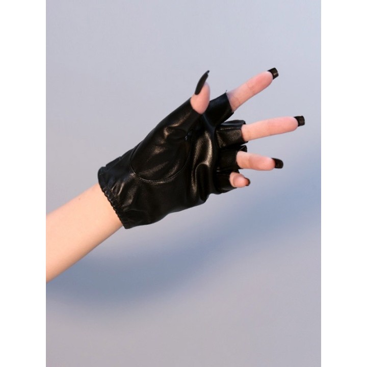Gants steampunk cloutés – noir ou blanc