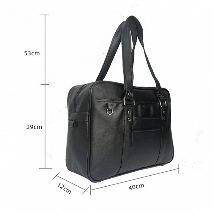 Sac d'épaule JK noir grande contenance