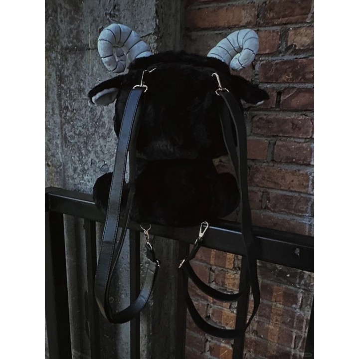 Sac à dos gothique noir et blanc
