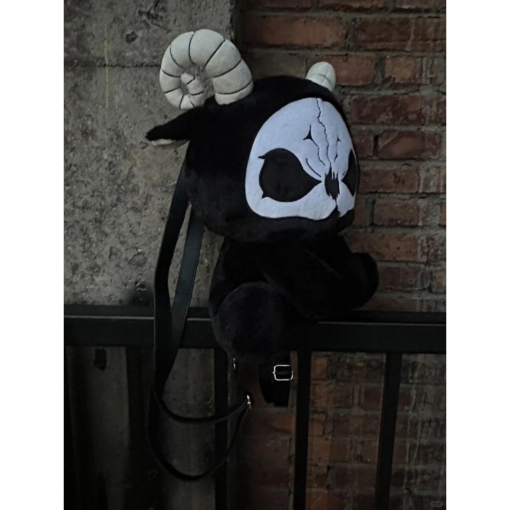 Sac à dos gothique noir et blanc