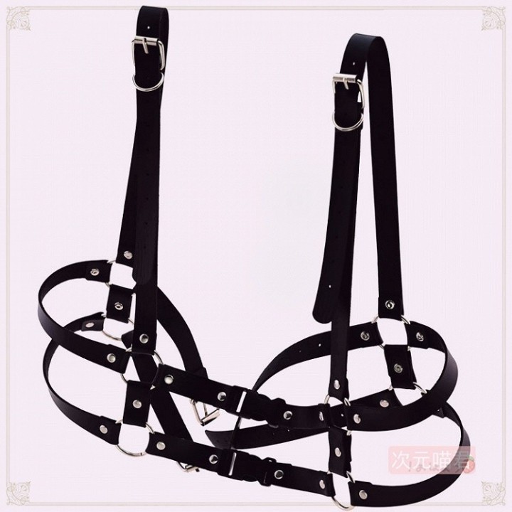 Ceinture harnais steampunk gothique lolita