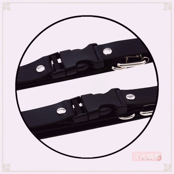 Ceinture harnais steampunk gothique lolita