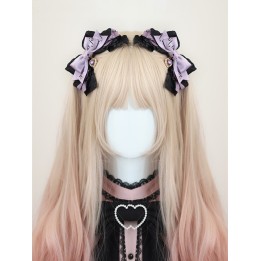 Barrette nœud Jirai Kei – 3 coloris
