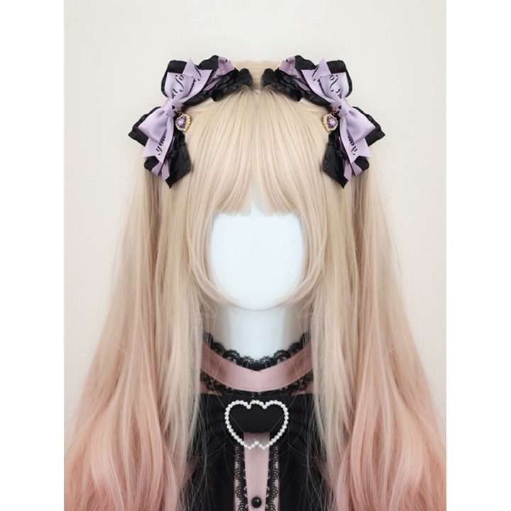 Barrette nœud Jirai Kei – 3 coloris