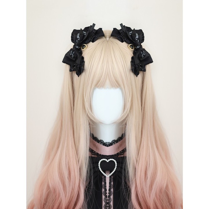 Barrette nœud Jirai Kei – 3 coloris
