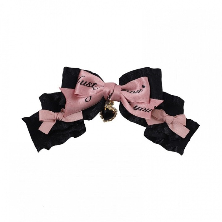 Barrette nœud Jirai Kei – 3 coloris