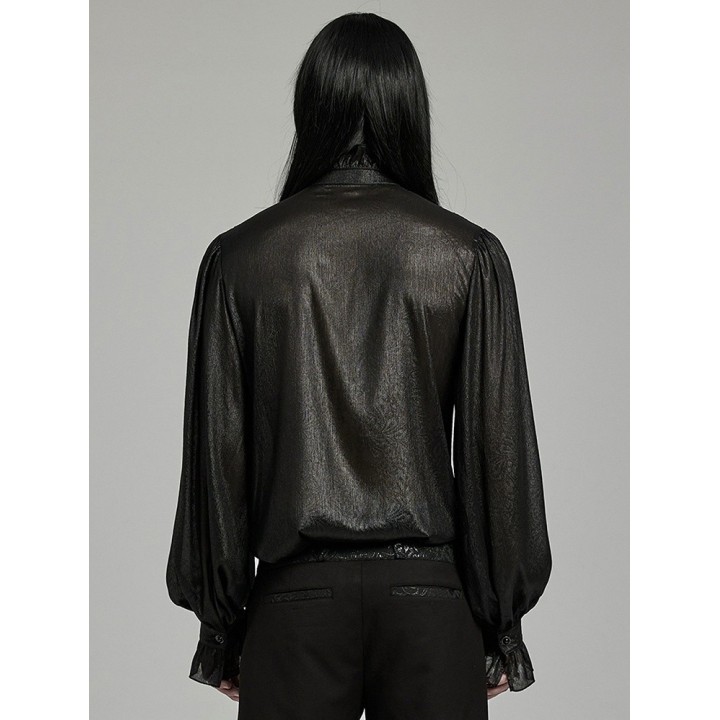 Chemise gothique homme noire « Gentleman »