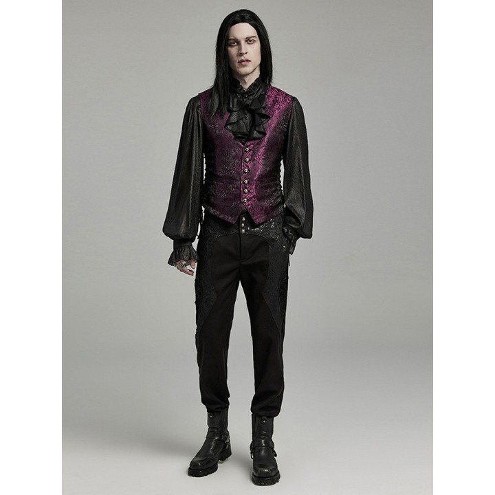 Chemise gothique homme noire « Gentleman »