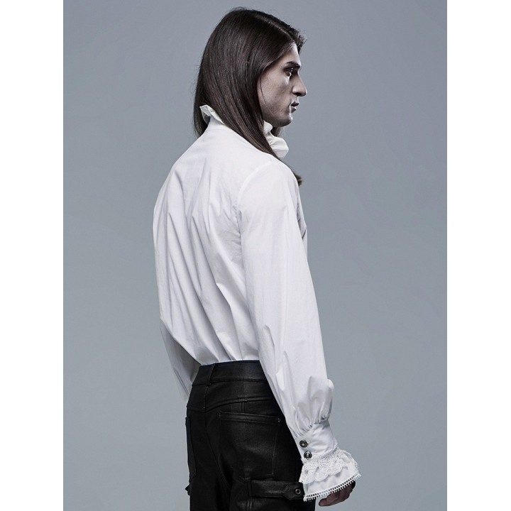 Chemise gothique homme blanche « Aristocrate »
