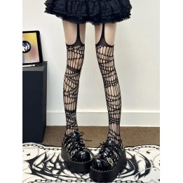 Collant noir ajouré – 2 modèles