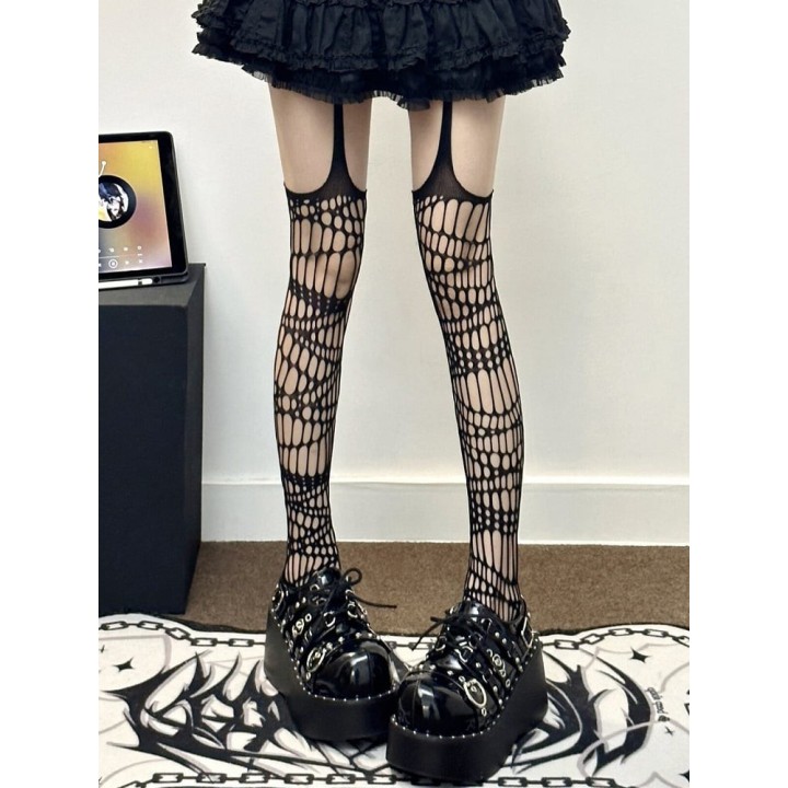 Collant noir ajouré – 2 modèles