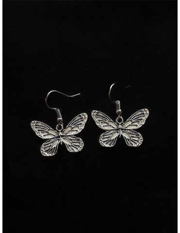 Boucles d'oreilles Papillon Gothique