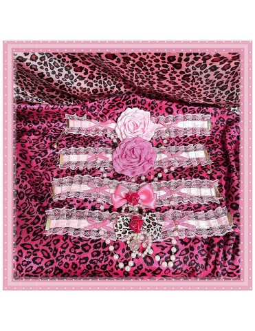 Choker Rose et Perles Style Y2K
