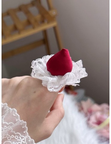 Ruban décoratif en dentelle fraise Sweet Lolita