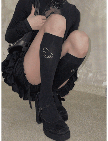 Collants Motifs Ailes Iridescentes 40/55CM