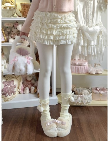 Collants automne/hiver blanc/gris/marron