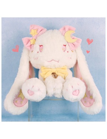 Sac bandoulière Peluche Lapin Lune Étoile