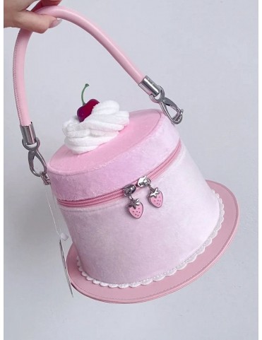 Sac fourre-tout Rose Fraise Pudding Sweet Lolita