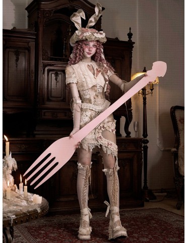 Haut corsé découpé Romantique Goth