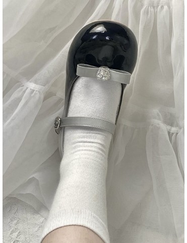 Mary Janes noires dégradées et mignonnes